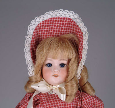 Appraisal: A M BISQUE GIRL DOLL MADE IN GERMANY ARMAND MARSEILLE