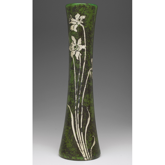 Appraisal: Large and nice Heintz vase sterling on bronze