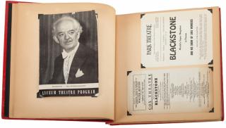 Appraisal: Blackstone Harry Henry Boughton Two Scrapbooks of Harry Blackstone Ephemera