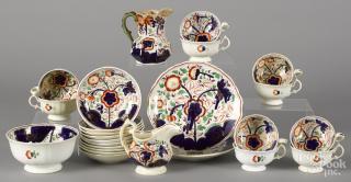 Appraisal: Gaudy Welsh tea service twenty-five pieces