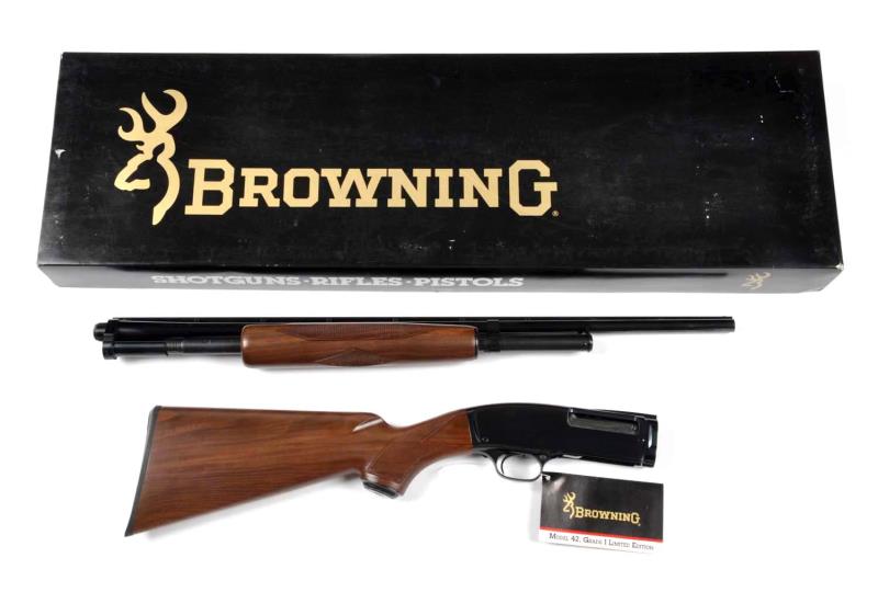 Appraisal: MIB Browning Model Pump Action Shotgun Serial NZ gauge with