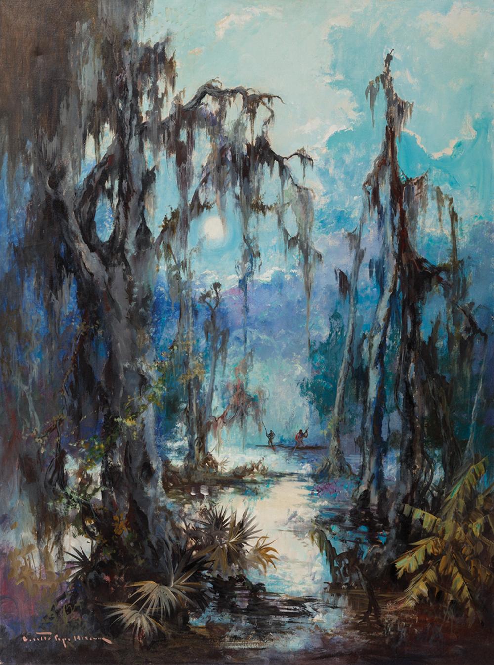 Appraisal: Colette Pope Heldner American Louisiana - Swamp Idyl Louisiana Bayou