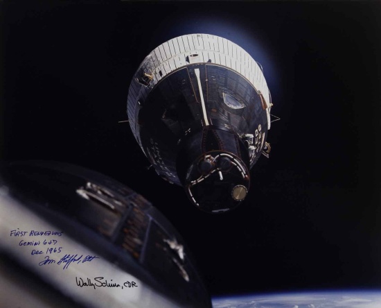 Appraisal: Gemini Rendezvous An ultra-clear large format color photograph of the