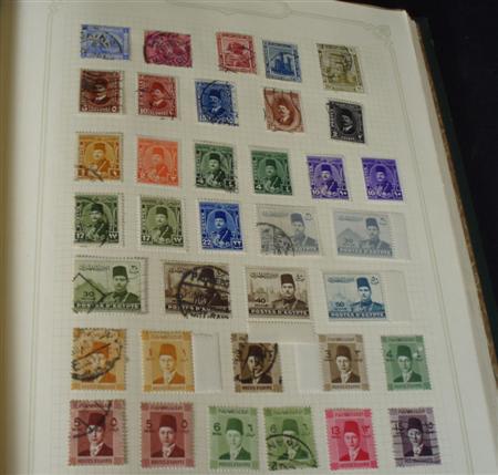 Appraisal: A collection of British and world stamps contained within various