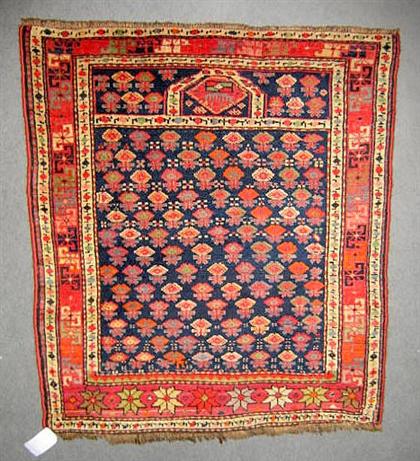 Appraisal: Kurd-Kazak prayer rug northwest persia southeast caucasus circa late th