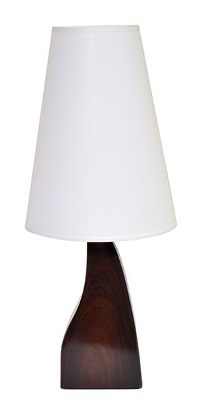 Appraisal: DANISH ROSEWOOD LAMP