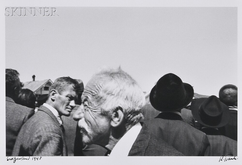 Appraisal: Robert Frank Swiss b Switzerland Appenzell printed later Signed R