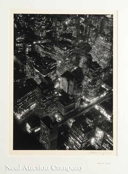 Appraisal: Berenice Abbott American - New York Night vintage silver gelatin