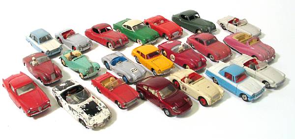 Appraisal: Metal rd scale Dinky Cars Lot of die-cast assorted convertibles