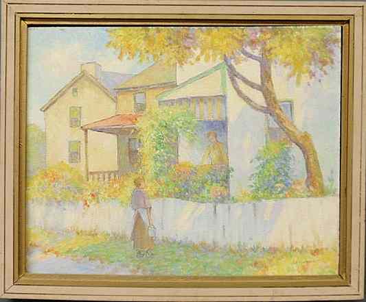 Appraisal: Greene Albert Van Nesse American - oil on board impressionist