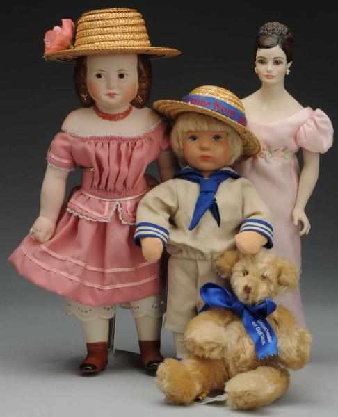 Appraisal: Lot of UFDC Souvenir Dolls Kathe Kruse sailor boy from