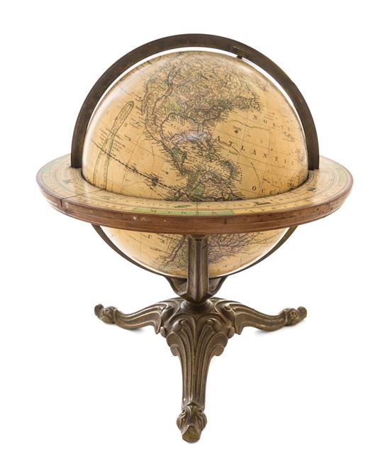 Appraisal: Sale Lot A Twelve-Inch Terrestrial Globe gilman joslin boston with