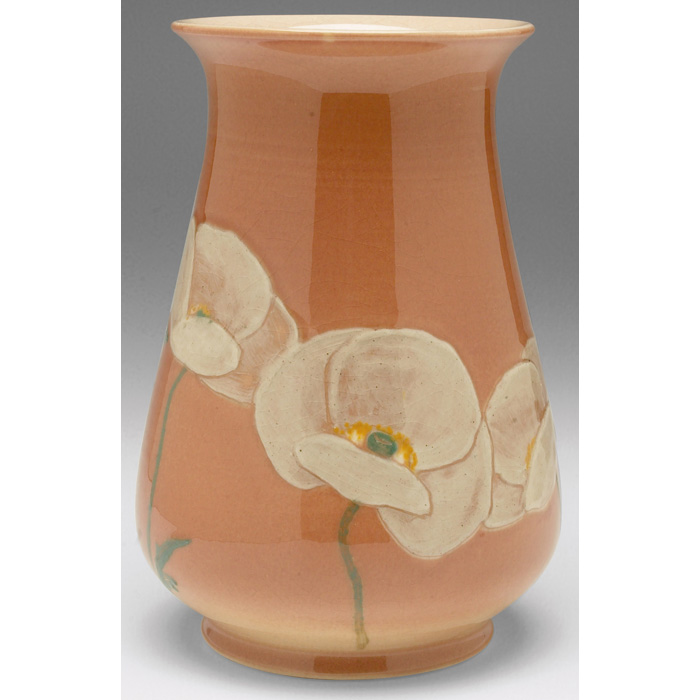 Appraisal: Good Rookwood vase tapered shape in a Porcelain glaze with