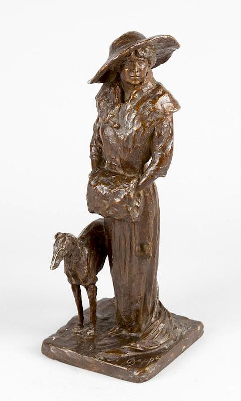 Appraisal: Giovanni Vianello -attributed Bronze sculpture Giovanni Vianello -attributed Bronze sculpture