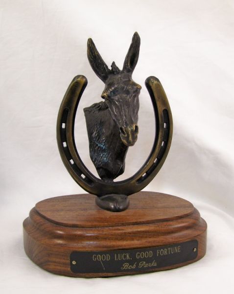 Appraisal: Good Luck Good Fortune bronze by Bob Parks Bob Parks