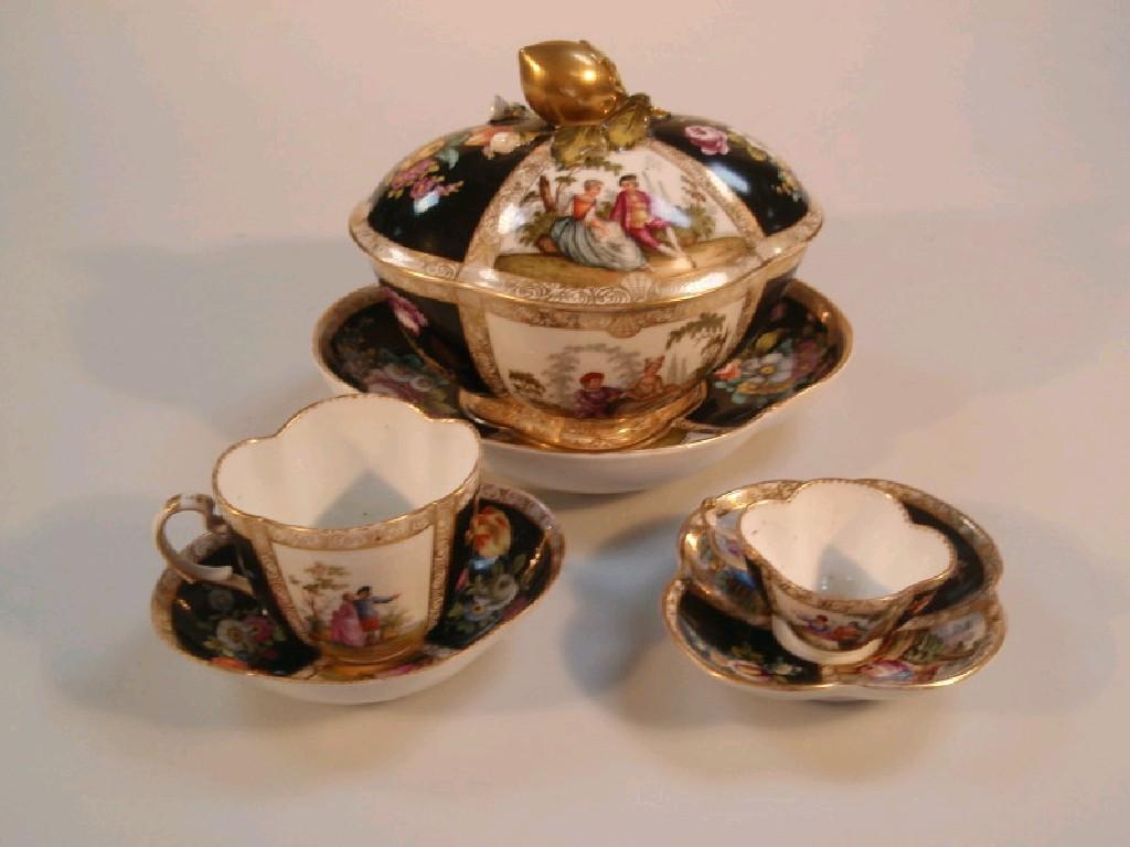 Appraisal: A suite of German porcelain in the manner of Helena