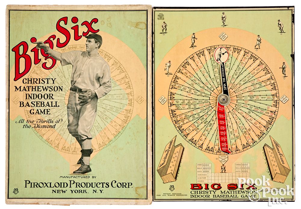 Appraisal: Big Six Christy Mathewson Indoor Baseball Game Big Six Christy