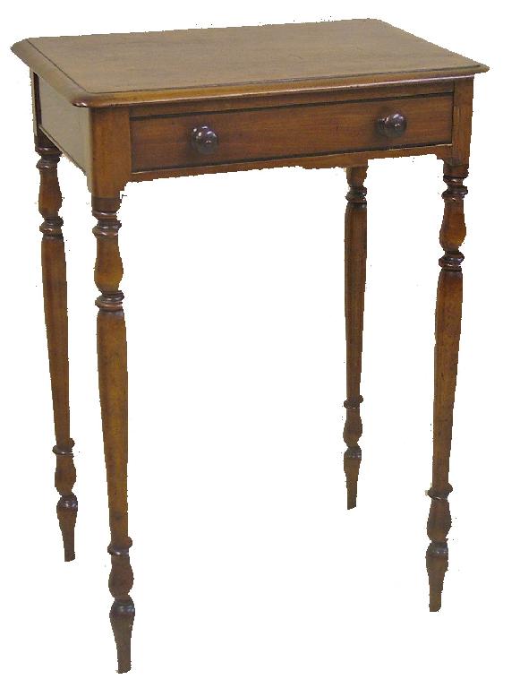 Appraisal: Small Victorian mahogany side table the rectangular moulded top over