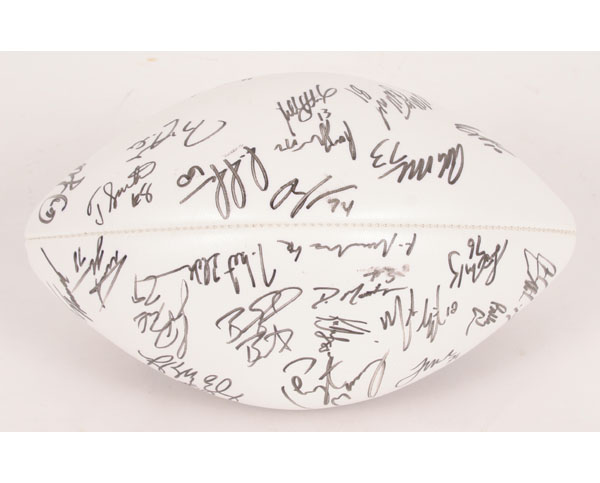 Appraisal: Indianapolis Colts Peyton Manning autographed football With at least players