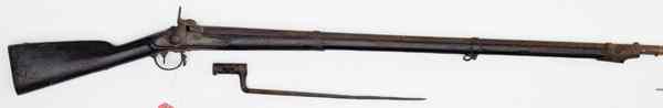 Appraisal: Springfield Model Musket and Bayonet caliber '' barrel VP and