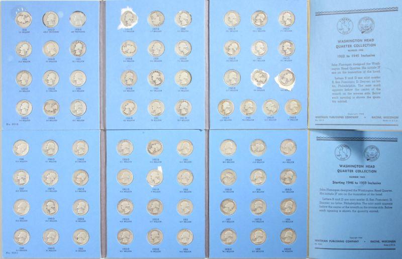 Appraisal: Complete Washington Quarter Set - G - XF includes -D