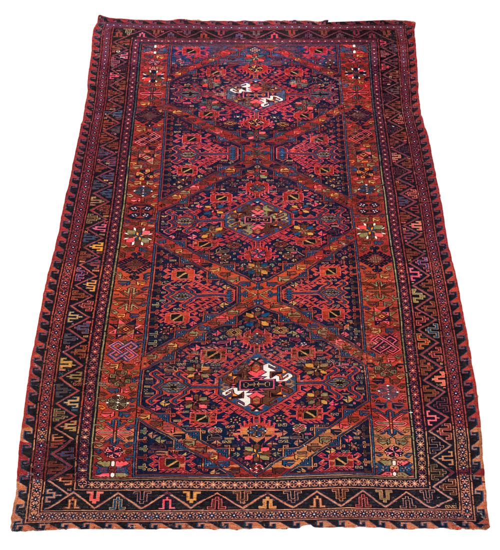 Appraisal: SUMAC CAUCASIAN RUG s wool on wool ' x '