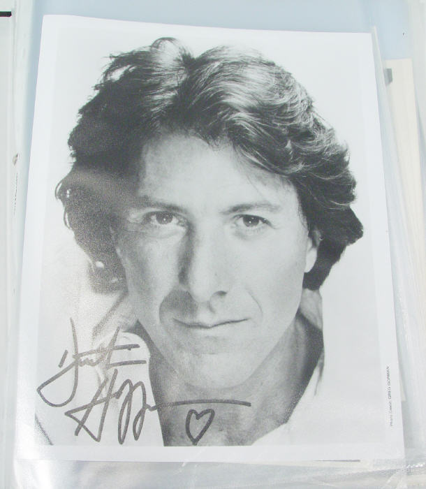 Appraisal: Collection of mainly signed autographs from the s including film