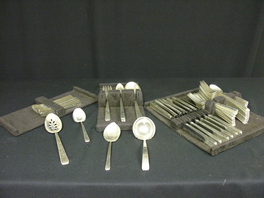 Appraisal: PC TOWLE STERLING OLD LACE FLATWARE Includes - Dinner forks