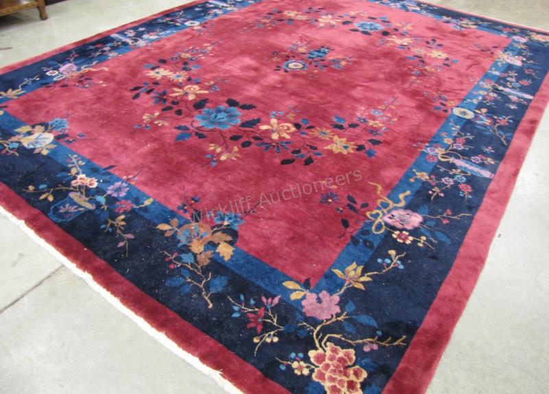 Appraisal: An antique Chinese Nichols room size rug ' x '