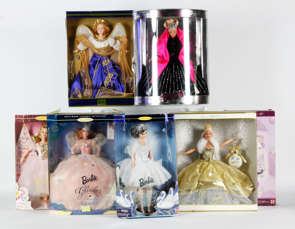 Appraisal: - Collector Edition Barbie Dolls Collection of seven collector edition