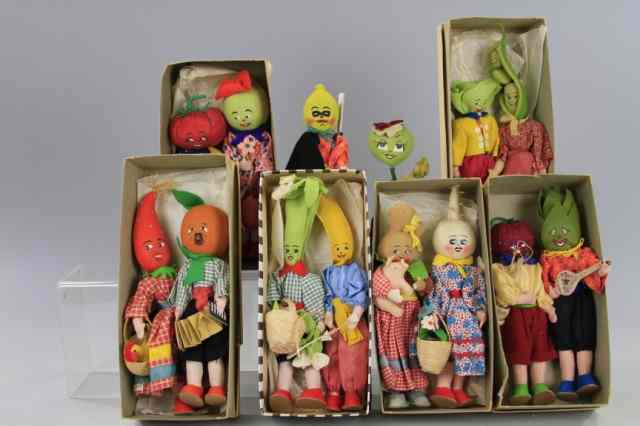 Appraisal: LOT OF WHIMISCAL CLOTH CHARACTER DOLLS Lot of cloth character