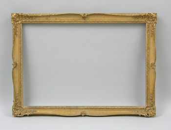 Appraisal: An American Impressionist Gilt Picture Frame A wide gilt picture