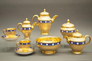 Appraisal: pcs KPM tea coffee service An early th century German