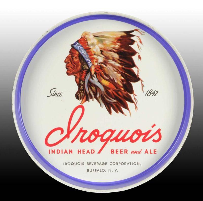 Appraisal: Iroquois Indian Beer Tray Description Circa s to s Clean