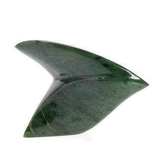 Appraisal: Lyle Sopel nephrite sculpture Lyle Sopel nephrite sculpture Lyle Sopel