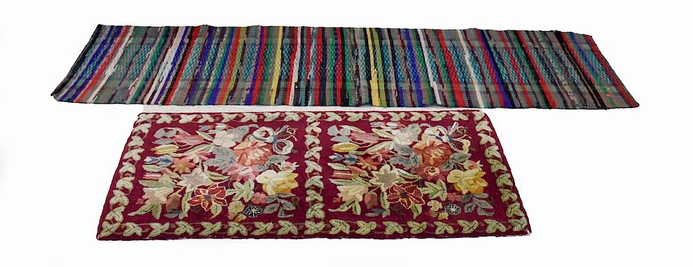 Appraisal: Handmade Rugs Handmade Rugs Largest Measures long Packaging Insurance Handling