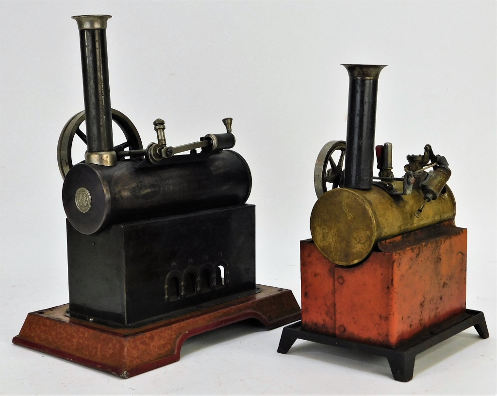 Appraisal: MARKLIN AND WEEDEN HORIZONTAL STEAM ENGINE GROUP United States Early