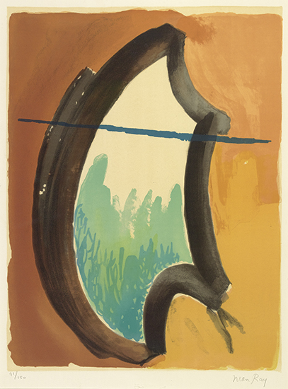 Appraisal: MAN RAY De l'Origine des Esp ces Color lithograph x