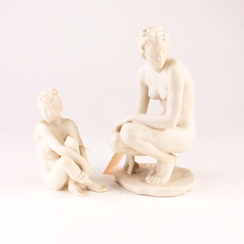 Appraisal: Two Rosenthal nude figures and Both marked