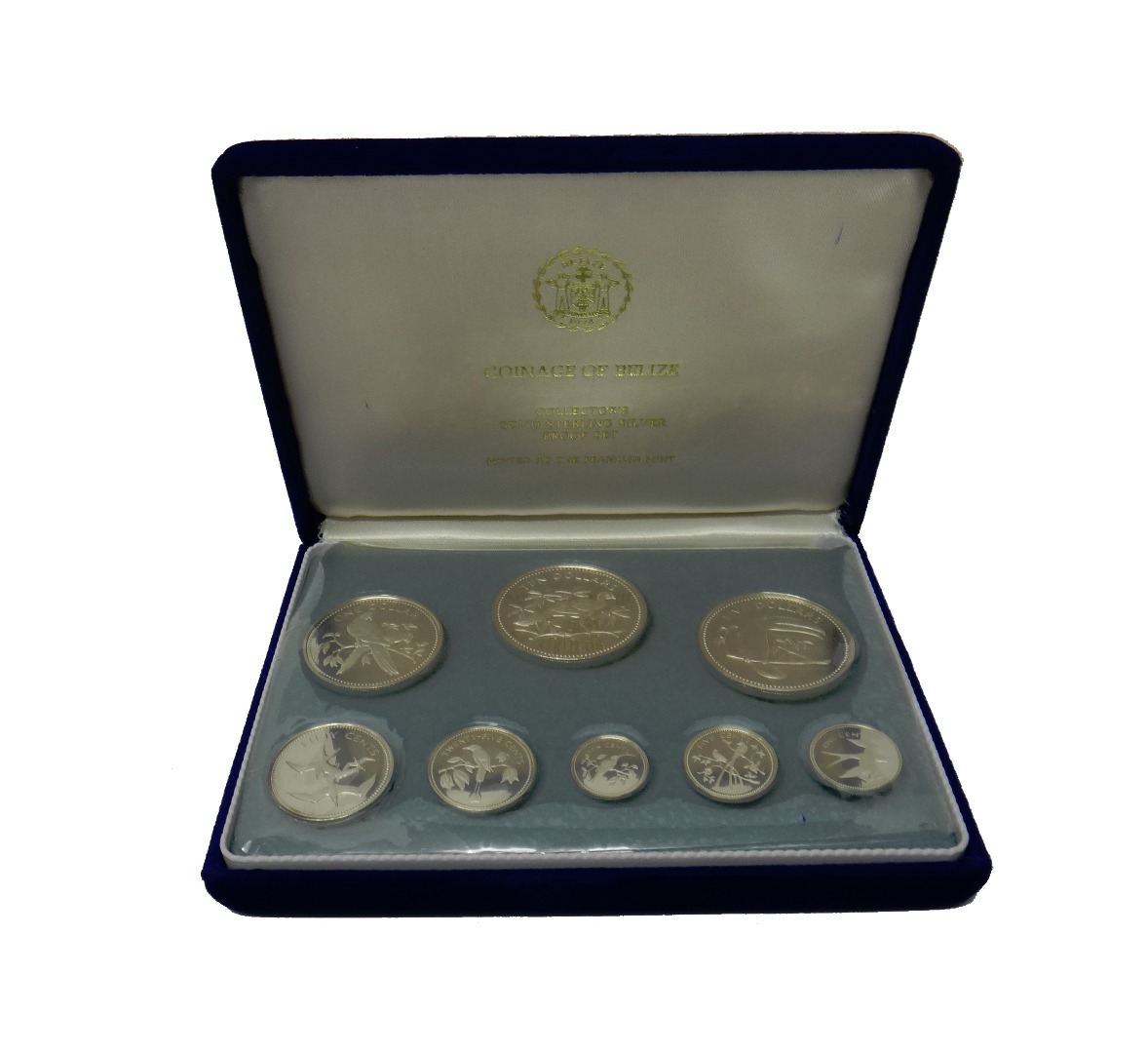 Appraisal: A set of seven coins of Jamaica a Sterling silver