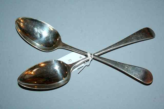 Appraisal: A GEORGE III OLD ENGLISH PATTERN TABLESPOON by Peter Ann