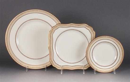 Appraisal: Royal Doulton china -piece partial dinner service in the ''The