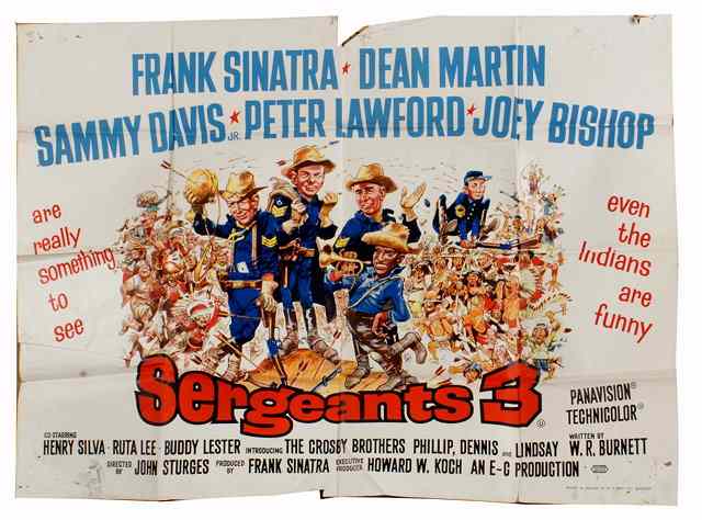 Appraisal: SERGEANTS United Artists western starring Frank Sinatra British quad x