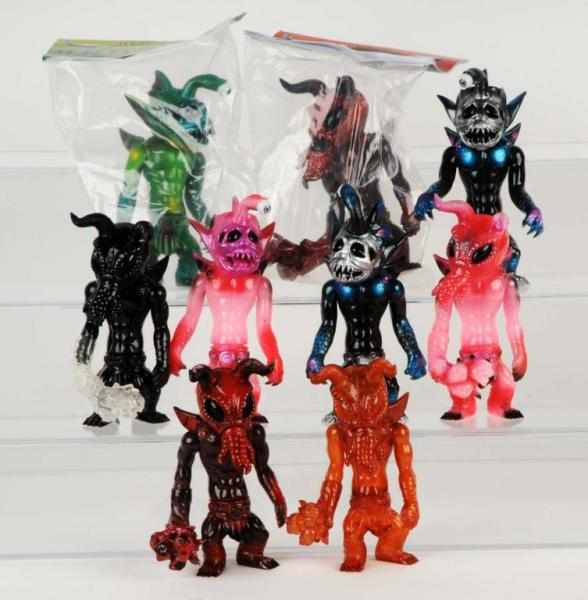 Appraisal: Lot of Blobpus Diablo Soft Vinyl Figures Description Includes nine