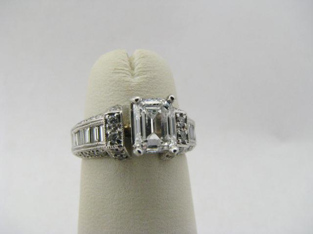 Appraisal: A Very Nice Emerald Cut Diamond Ring ct emerald cut