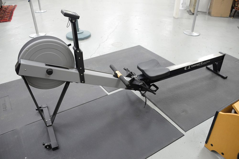 Appraisal: Concept II indoor rower machine Provenance Former home of Mel