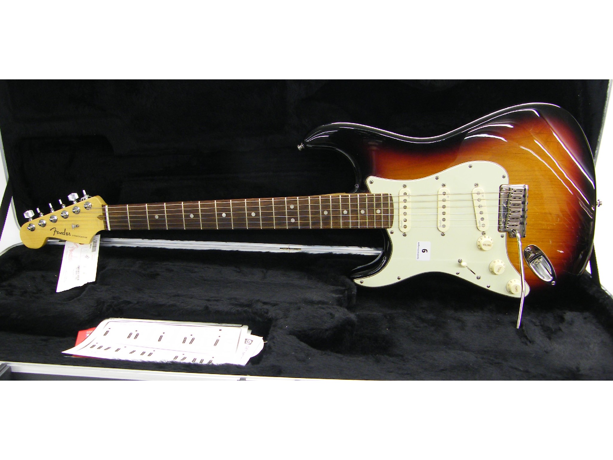 Appraisal: Fender American Deluxe left-handed Stratocaster electric guitar made in USA