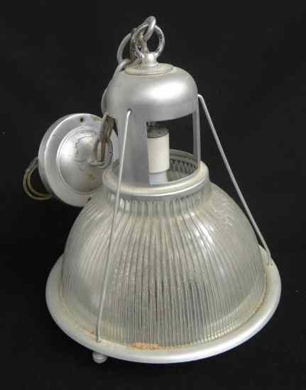 Appraisal: Halophane hanging lamp