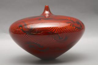 Appraisal: Lino Tagliapietra Italian b - Windown Blown glass with red