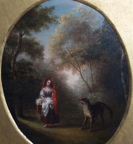 Appraisal: Anna Eliza Hardy American - Little Red Riding Hood and